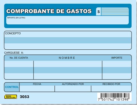 Printaform Comprobante De Gastos