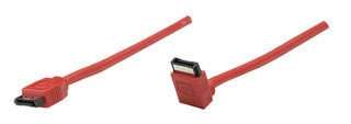 Manhattan Cable SATA Macho - SATA Macho 50cm, Rojo