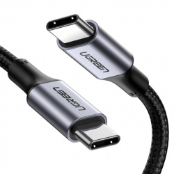 Ugreen Cable USB C Macho - USB C Macho, 1 Metro, Negro