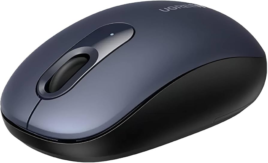 Mouse Ergonómico Ugreen 90550 Inalámbrico RF inalámbrico 2400 DPI Azul/Negro