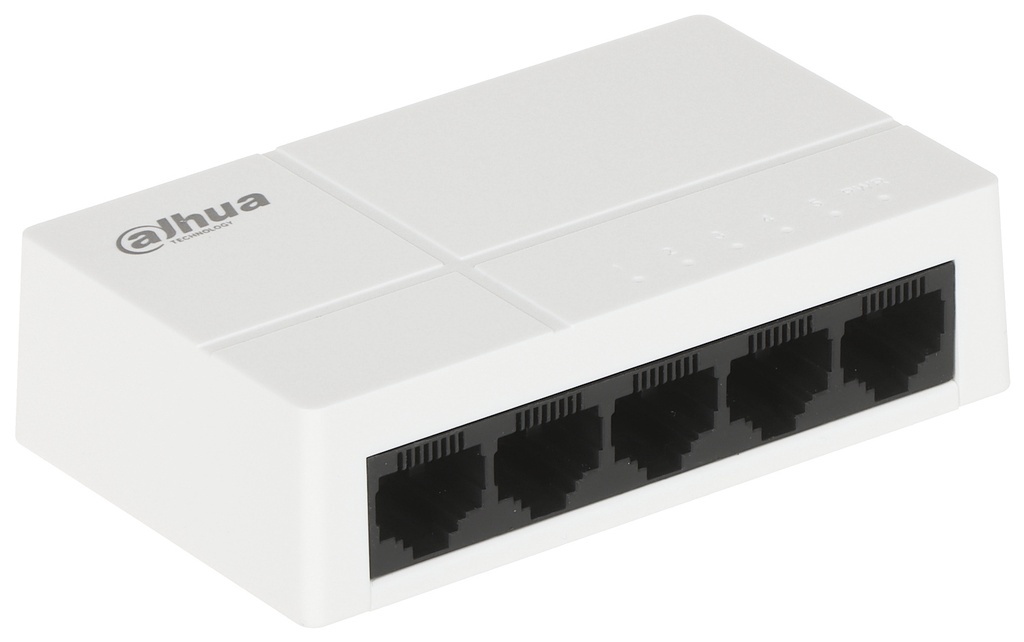 Switch Dahua Fast Ethernet PFS3005-5ET-L, 5 Puertos RJ-45 Ethernet 10/100Mbps, 1 Gbit/s, 2000 Entradas - No Administrable