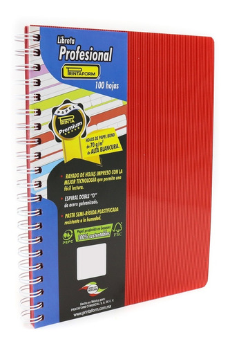 Printaform Cuaderno Profesional Pasta Dura C5