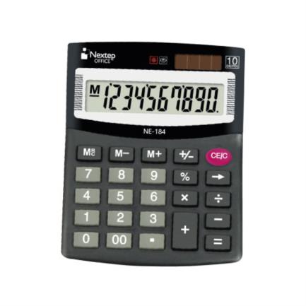 Nextep Calculadora 10 Dígitos Bateria/Solar