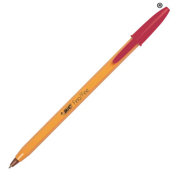 Bic Bolígrafo Punto Fino Rojo