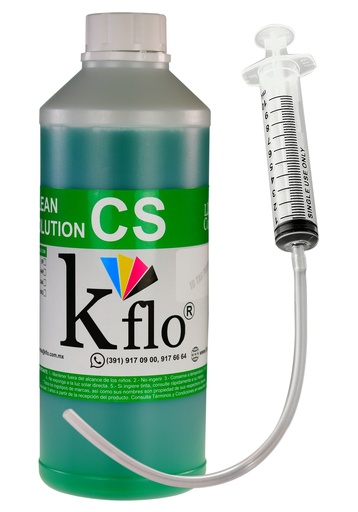 [KFLO-CS-01L-KIT-01] Kflo® Limpia Cabezal Y Jeringa Universal *Litro*