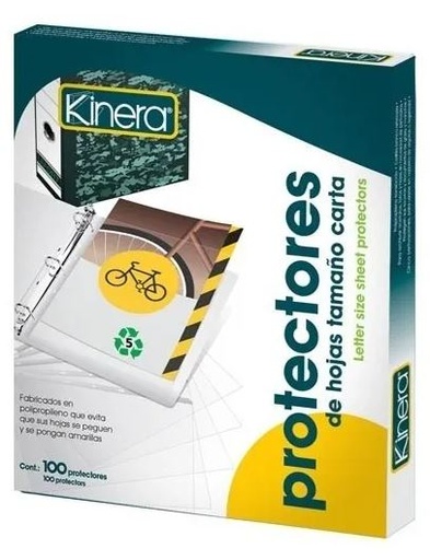 [Kinera Carta] Kinera Protectores De Hojas Tamaño Carta