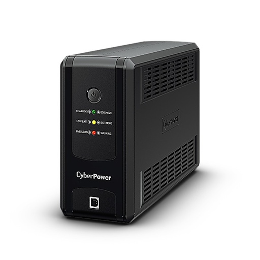 [CYB-UT550GU] CyberPower No Break UT550GU Línea Interactiva, 275W, 550VA, Entrada 86 - 148V, Salida 110 - 130V, 8 Contactos