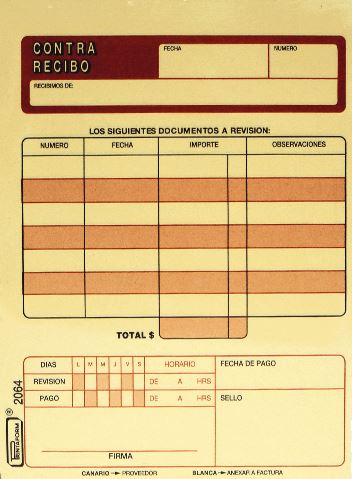 [Contra Recibo] Printaform Contra Recibo